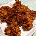ちゃあ☆ちゃ's cooksnap of when they made コーンフレーク衣の唐揚げ.