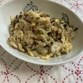 ankotetu's cooksnap of when they made きのこと白滝のダイエット納豆チャーハン♡.