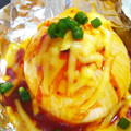 Z1R80E☆'s cooksnap of when they made 玉ねぎの丸ごとミートソース焼き.
