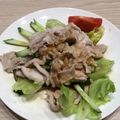 ラフらん's cooksnap of when they made 簡単！やわらか！新玉の豚しゃぶサラダ.