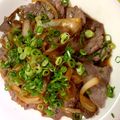たかともしゃん's cooksnap of when they made 牛のバター焼きさっぱりオニオンソース.