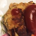 momomotan's cooksnap of when they made サバ 缶ハンバーグ.