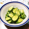 こともみ's cooksnap of when they made 即席シンプルなきゅうりの漬物♡.