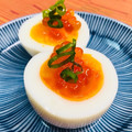 島子☆'s cooksnap of when they made ゆでたまごにすじこを乗せて.