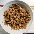 み〜やん☆'s cooksnap of when they made ご飯が進む～♪蓮根とひき肉のきんぴら.