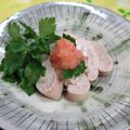 ちわここ's cooksnap of when they made 塩麹さんde鰤（ぶり）の白子の蒸し物.