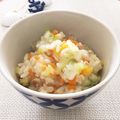 フジぽん's cooksnap of when they made 離乳食初期、中期、ささみ野菜がゆ.