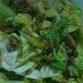 クック39W97L☆'s cooksnap of when they made キャベツとひき肉のオイスター炒め.