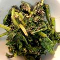 めいよ's cooksnap of when they made かぶの葉の胡麻みそ和え.