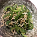 Aimiki♡'s cooksnap of when they made ピーマンとちりめんじゃこの炒め物.