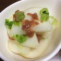 なななぁにつくろ♪'s cooksnap of when they made かぶの梅肉和え.