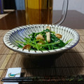 ダイナマイト漆黒's cooksnap of when they made 炙り油揚げとほうれん草のナムル風.