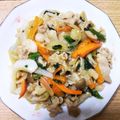 ピクミン☆K's cooksnap of when they made 豚こまとほうれん草のオイスターソース.