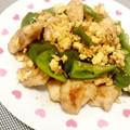 mk111♡'s cooksnap of when they made ご飯がすすむ！たまごと鶏肉とピーマン炒め.