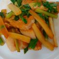 バウンド's cooksnap of when they made 豚バラ肉とセロリのハチミツ生姜炒め。.