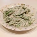 まんまるまうちゃん's cooksnap of when they made スナップエンドウの胡麻レモンサラダ♪.