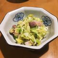王様の妹's cooksnap of when they made 油いらず！キャベツのベーコン卵炒め.