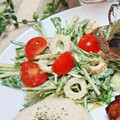 はるるん☆111's cooksnap of when they made 柚子胡椒香る水菜とちくわマヨサラダ.
