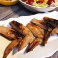 pear子's cooksnap of when they made グリルで超簡単！手羽先のパリパリ焼き！.