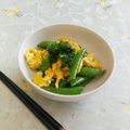 晴～♪'s cooksnap of when they made 卵とスナップえんどうの炒め物.