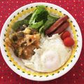 PuChiC0's cooksnap of when they made ワンプレートで♪ラタトゥイユの目玉焼き丼.