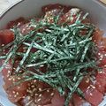 クック美月's cooksnap of when they made 鮪の切り落としDE漬け丼.