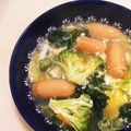 クックGFPVPW☆'s cooksnap of when they made ケールと豆、ソーセージのスープ.