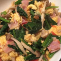 なーなnana77's cooksnap of when they made ほうれん草と卵の彩り炒め.