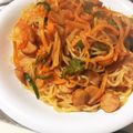 maru324233's cooksnap of when they made しらたきdeナポリタン風.
