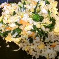 ノッツ's cooksnap of when they made 酢飯チャーハン［余った酢飯リメイク］.