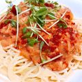 LU※レシピ感謝です's cooksnap of when they made 自家製【トマトクリームソース】.