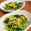 さくらスキップ's cooksnap of when they made ルッコラとベーコンのコーン炒め.
