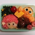 さつま。's cooksnap of when they made キャラ弁 ツムツム アリエル.