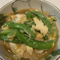 虎蓮坊's cooksnap of when they made 竹の子とスナップえんどうの卵とじ.