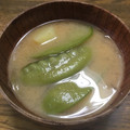 Maruchan11's cooksnap of when they made 新じゃがときぬさやのみそ汁.