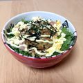 hina＊kan's cooksnap of when they made ✿ツナたま納豆レタスご飯✿.