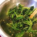 ぽむぽむ★'s cooksnap of when they made ほうれん草のナムル.