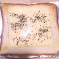 ステルトミチル's cooksnap of when they made 朝食に！ブラックペッパーチーズトースト.