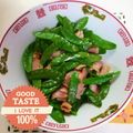 月✳Iris's cooksnap of when they made ベーコンとスナップエンドウのバタ醤油炒め.