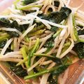ar0's cooksnap of when they made ほうれん草とモヤシの簡単ナムル◆作り置き.
