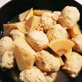 くり・まな's cooksnap of when they made 今が旬☆たけのこと鶏団子の煮もの.