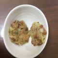 クックZB13T5☆'s cooksnap of when they made 簡単離乳食❀納豆キャベツのおやき❀.