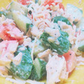 takamayun's cooksnap of when they made うちの定番 トマトときゅうりのサラダ.