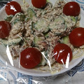 クックDF1OPG☆'s cooksnap of when they made きゅうりとサバの水煮缶和え★.