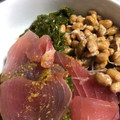 かぴーな's cooksnap of when they made マグロと納豆とめかぶの丼.