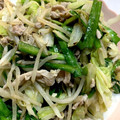 ねこ♪たま's cooksnap of when they made 簡単！もやしとニラとキャベツの中華炒め.