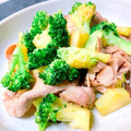 ☆３匹の子ぶた☆'s cooksnap of when they made 簡単☆ブロッコリーと豚肉のあっさり和え.