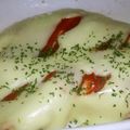 ひんべえ's cooksnap of when they made 簡単☆ゆで卵とベーコンのピザ風チーズ焼き.