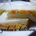 yukiはぴ's cooksnap of when they made にんたまサンド☆♪.