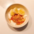 naccc's cooksnap of when they made 朝食に☆ほっとバナナきな粉ヨーグルト.